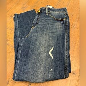 Seven7 weekend easy fit boyfriend distressed woman’s jeans. Size 8.